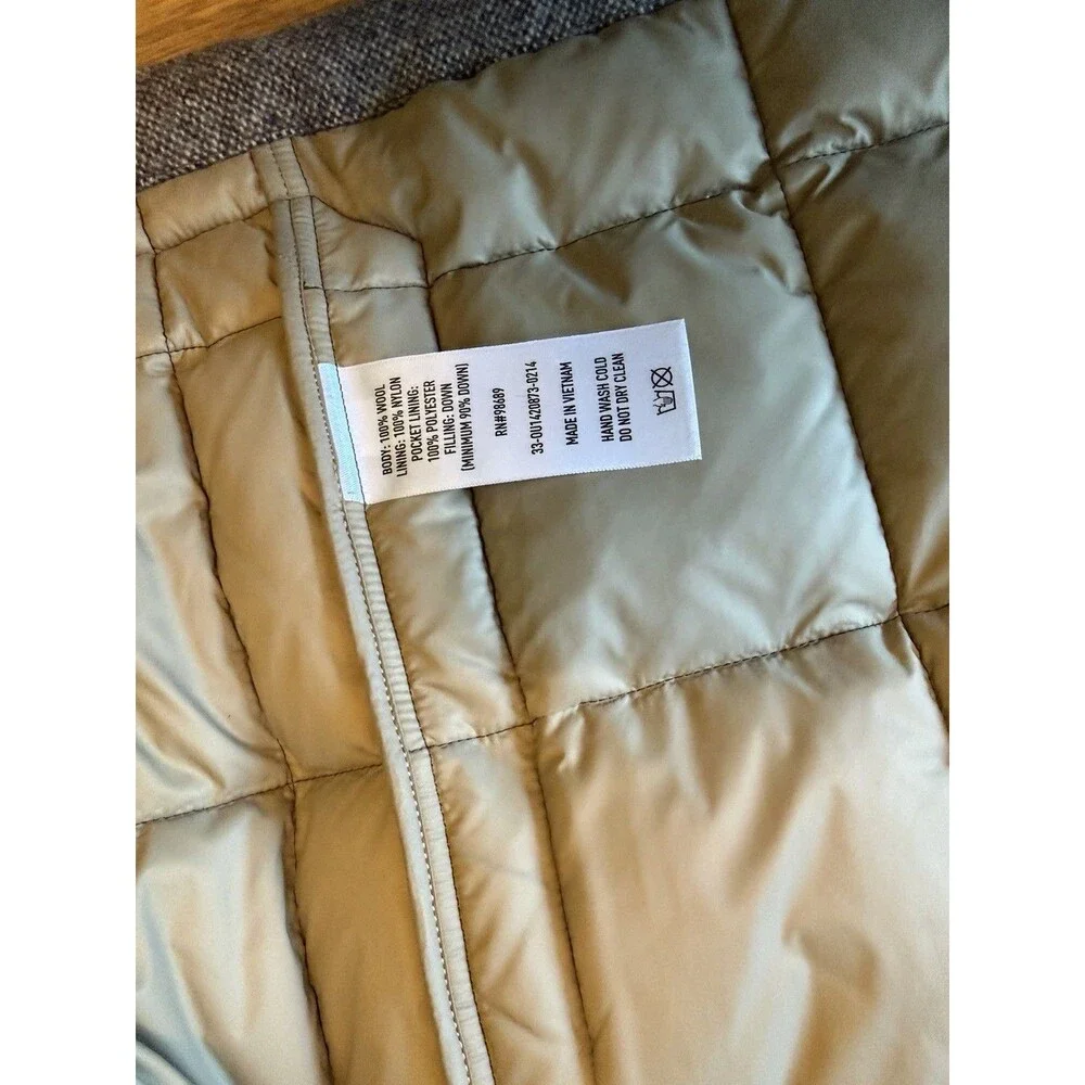 NEW $498 Todd Snyder New York Brown Tan Quilted Wool Cardigan Jacket Coat - Picture 11 of 13